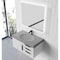 Castello Usa Thames 36-inch White Vanity Set with Gray Top and Black Handles CB-MC-36W-BL-20146-GR - alternate 7